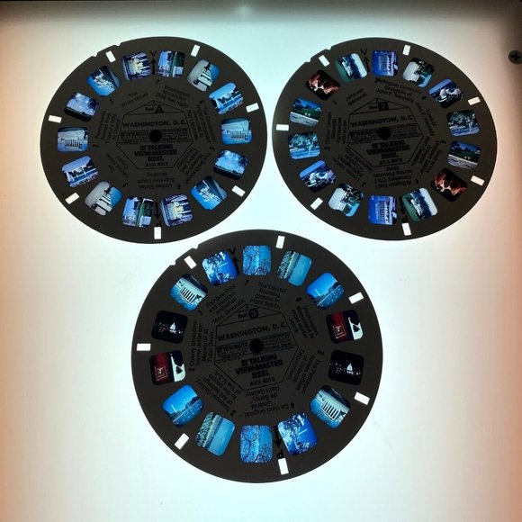 Talking View-Master Washington DC 3 Reel Set Vintage USA Capital Travel Vintage - Picture 4 of 12